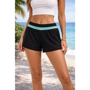 ZeroXposur Pull on Swim Shorts Panty Lined Women’s XL Beach Pool Active Stretch